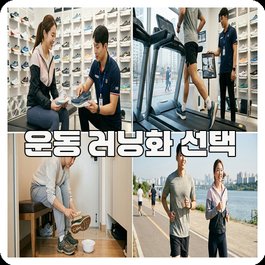 운동 러닝화 선택
