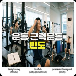 운동 근력운동 빈도