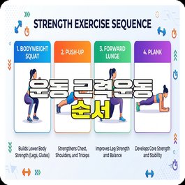운동 근력운동 순서