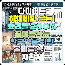 다이어트 하체비만 운동! 효과를 200% 끌어올리는 한국인을 위한 올바른 실전 지침서