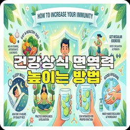 건강상식 면역력 높이는 방법