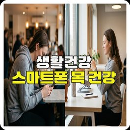 생활건강 스마트폰 목 건강