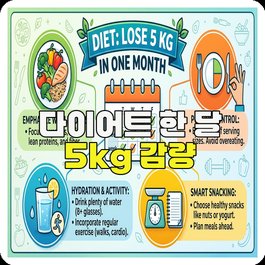 다이어트 한 달 5kg 감량