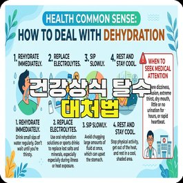 건강상식 탈수 대처법