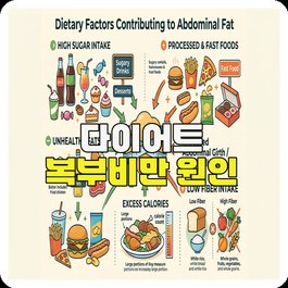 다이어트 복부비만 원인