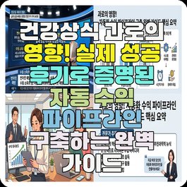 건강상식 과로의 영향! 실제 성공 후기로 증명된 자동 수익 파이프라인 구축하는 완벽 가이드